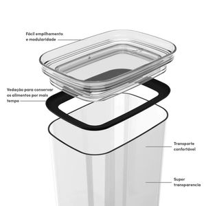 Organizador Hermético Block Natural 340 Ml Ou
