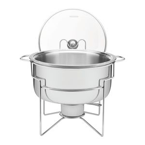 Rechaud Banho Maria Aço Inox 7 Litros com Fogareiro Tramontina