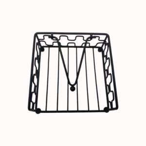 Porta Guardanapos Metal Preto Nataluz