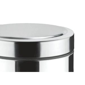 Lixeira Inox com Pedal Redonda 30 Litros Tramontina