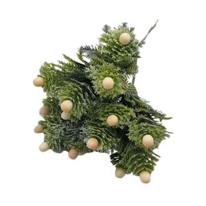 Folhagem Pick Com Frutinha Plástico 24 Cm Flor Arte