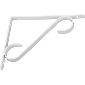 Suporte Para Prateleira Branco Mão Francesa Colonial 25 Cm Prat-k