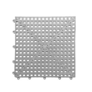 Tapete Modulado Acqua Kap 30x30 Cm Cinza 6 Peças Kapazi