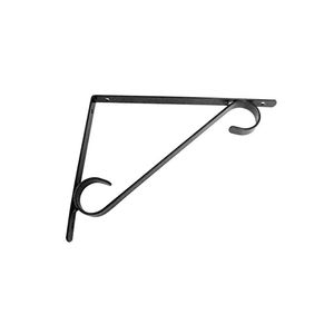 Suporte Mão Francesa Colonial Preto 20 Cm Pratk