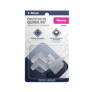 Protetor De Quina 90° Graus 4 Peças Primafer