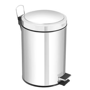 Lixeira Redonda com Pedal Inox 12 Litros Tramontina