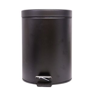 Lixeira Inox Preta 12 litros Dora