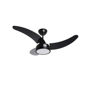 Ventilador de Teto Búzios Max Led Preto 130W 127V Tron