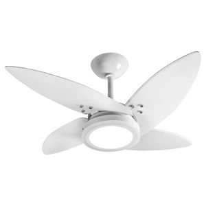 Ventilador de Teto Azzam Led Branco 130W 127V Tron