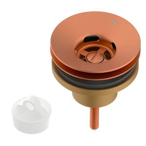 Válvula Para Lavatório Universal Com Tampa Rosê 7/8" Celite