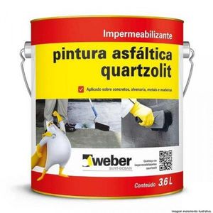 Pintura Asfáltica Galão 3,6 Litros Quartzolit