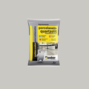 Rejunte Porcelanato Cinza Platina 1 Kg Quartzolit