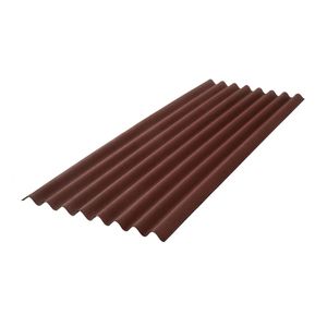 Telha Ecológica Clássica Fit 2,00x0,75 M Vermelha Onduline