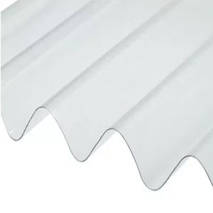 Telha Fibra De Vidro 2.44x1.10 M Ondafort Transparente Afort