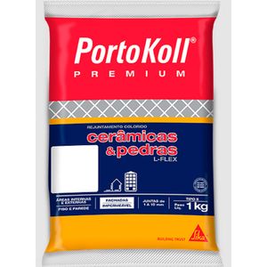 Rejunte Flexível Marrom 1 Kg Cinza Portokoll