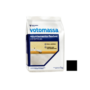 Rejunte Flexível Preto TPII 1 KG Votomassa