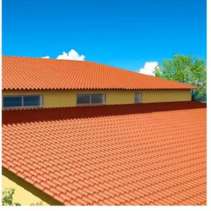 Telha Colonial PVC Terracota 2,42x0,88 M Afort