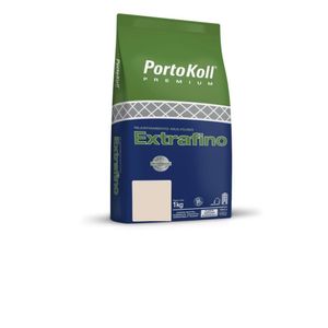Rejunte Porcelanato Creme Extra Fino 1 Kg Portokoll