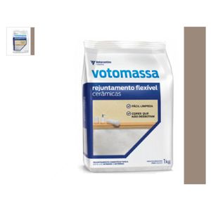 Rejunte Flexível Cinza Escuro TPII 1 Kg Votomassa