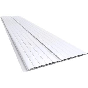 Forro PVC Style Branco 20cm x 5,95m 6mm BDA