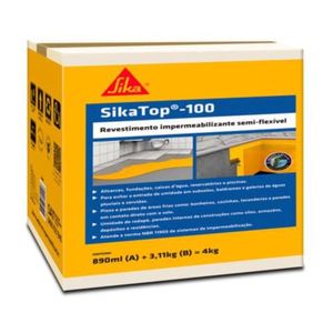 Impermeabilizante Sika Top 100 4 Kg Sika