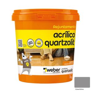 Rejunte Acrílico Cinza Ártico 1 Kg Quartzolit