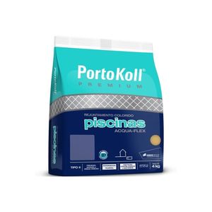 Rejunte Para Piscina Acqua Flex Grafite 4 Kg Portokoll