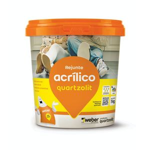 Rejunte Acrílico Cinza Platina 1 kg Quartzolit