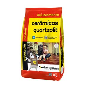 Rejunte Flexível Palha 1 Kg Quartozolit