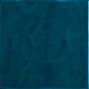 Pastilha 20x20 Cm Azul Petroleo Onda Brilhante 1,48 M² Eliane