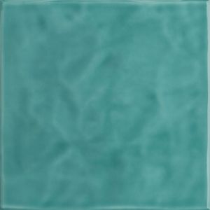 Pastilha Verde Água Onda Brilhante 20x20 Cm 1,48 M² Eliane