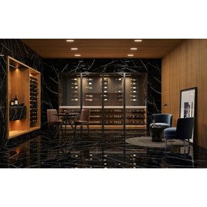 Porcelanato Royal Black Lux Polido 90x180 Cm 3,20 M² Biancogres
