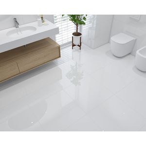 Cerâmica Branca Polido Retificado 66x66 Cm 2,18 M² Formigres