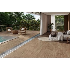 Porcelanato Tavola Castano Externo 20x120 Cm 1,70m² Biancogres