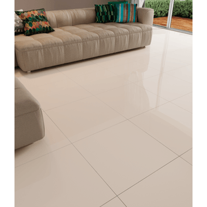 Cerâmica Luminatto Bege Polido 56x56 Cm 2,19 M² Cerbras