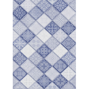 Cerâmica Dakar Azul HD 32 32x45 Cm 2,00 M² Formigres