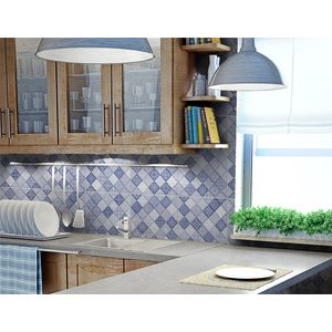 Cerâmica Dakar Azul HD 32 32x45 Cm 2,00 M² Formigres