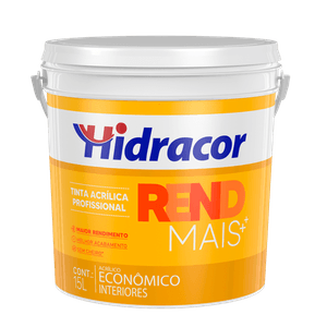 Tinta Acrílica Rend Mais Branco Gelo 15 Litros Hidracor