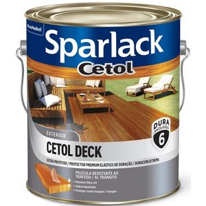 Verniz Cetol Deck Natural 3,6 Litros Galão Sparlack Coral