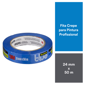 Fita Crepe Azul 24mmX50m Scotch Blue 3M
