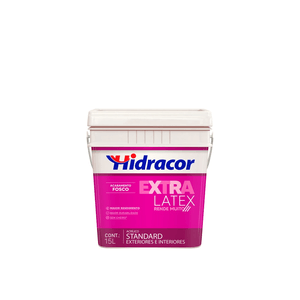 Tinta Acrílica Fosca Extralatex Pérola Latão 15 Litros Hidracor