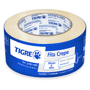 Fita Crepe 50mm x 50m Tigre