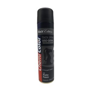 Tinta Spray Preto Fosco 400 Ml Chemicolor