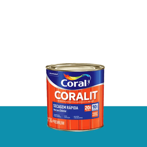 Tinta Esmalte Coralit Secagem Rápida Azul Marinho 3 Litros Coral