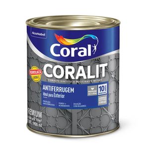 Tinta Esmalte Coralit Antiferrugem 900 Ml Coral
