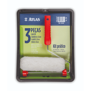 Kit Prático De Pintura 3 Peças Atlas