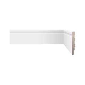 Rodapé Fit Branco Friso 10 Cm 2,40 M Biancogres(Preço/Peça)