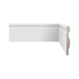 Rodapé Tech Branco Friso 7 Cm 2,40 M Biancogres(Preço/Peça)
