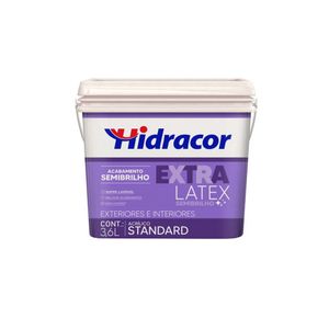 Tinta Acrilica SemiBrilho Extralatex Azul Mediterrâneo Galão 3,6 Litros Hidracor