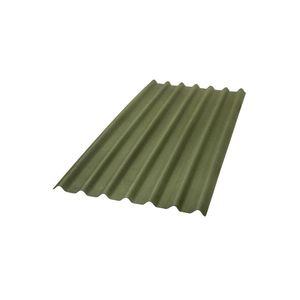 Telha ondulada betuminosa 200x95 Cm 3mm Stilo verde Onduline Onduline